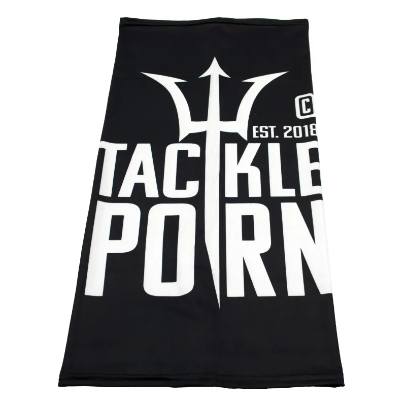 Tackle P*rn Milk Silk Faceshield "Fat Logo" schwarz