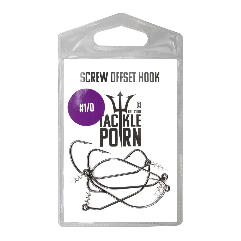 Tackle P*rn Shallow Screw Hook 5Stück