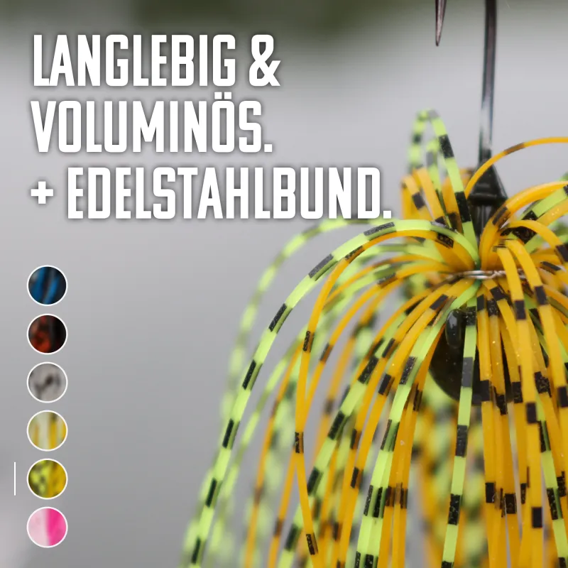 Tackle P*rn Skirted Jig Set 7g - 6 Stück