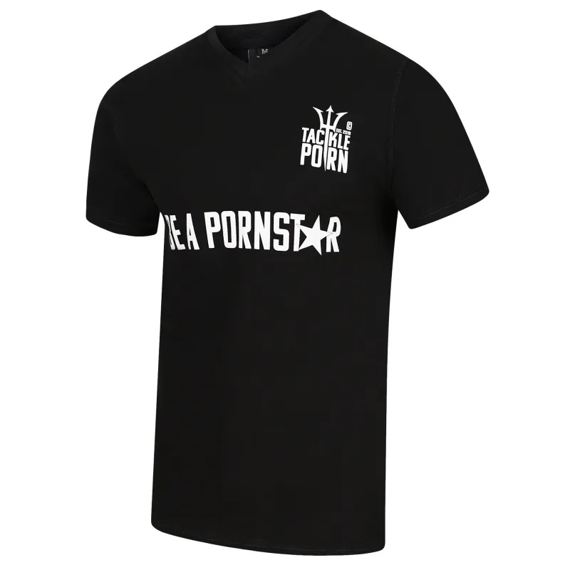 Tackle P*rn T-Shirt "Pornstar" Gr. M - schwarz