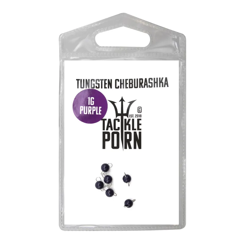 Tackle P*rn Tungsten Cheburashka Purple 1g - purple - 6Stück