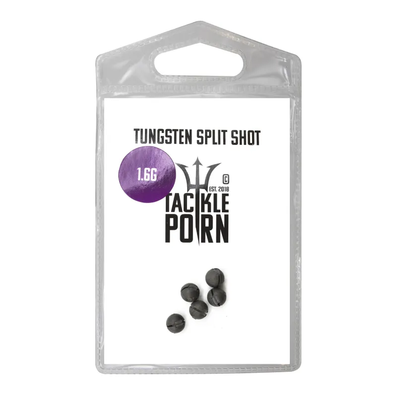 Tackle P*rn Tungsten Split Shot 1,6g - natur - 5Stück