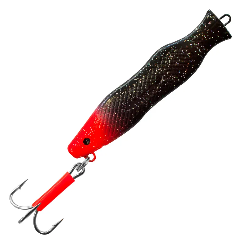 Team Deep Sea Dorsch Jigger 125g - Black Glitter Body - 1 Stück
