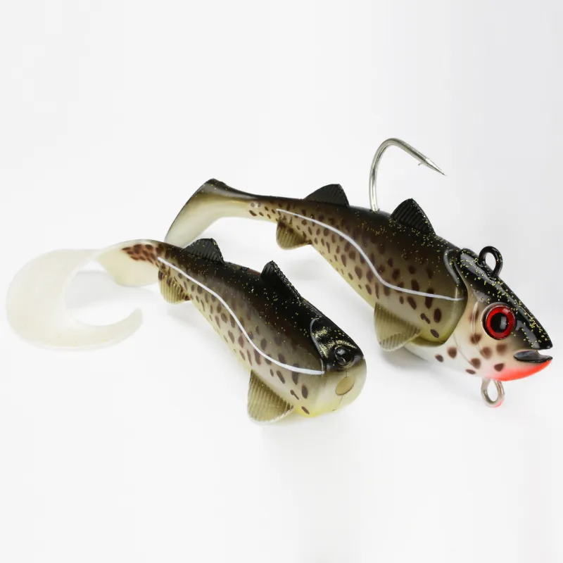 Team Deep Sea Hightide Sea Shad - der Meeresangel Gummifisch 200g - Dorsch Glitter