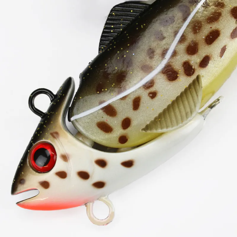 Team Deep Sea Hightide Sea Shad - der Meeresangel Gummifisch 200g - Dorsch Glitter