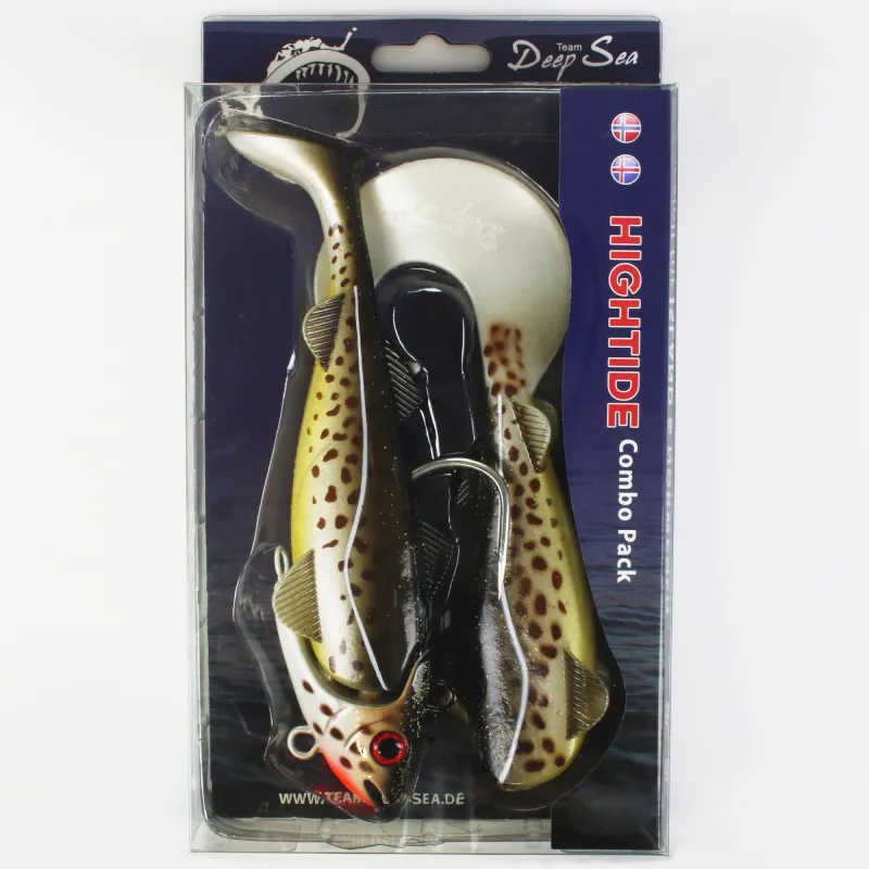 Team Deep Sea Hightide Sea Shad - der Meeresangel Gummifisch 300g - Dorsch Glitter