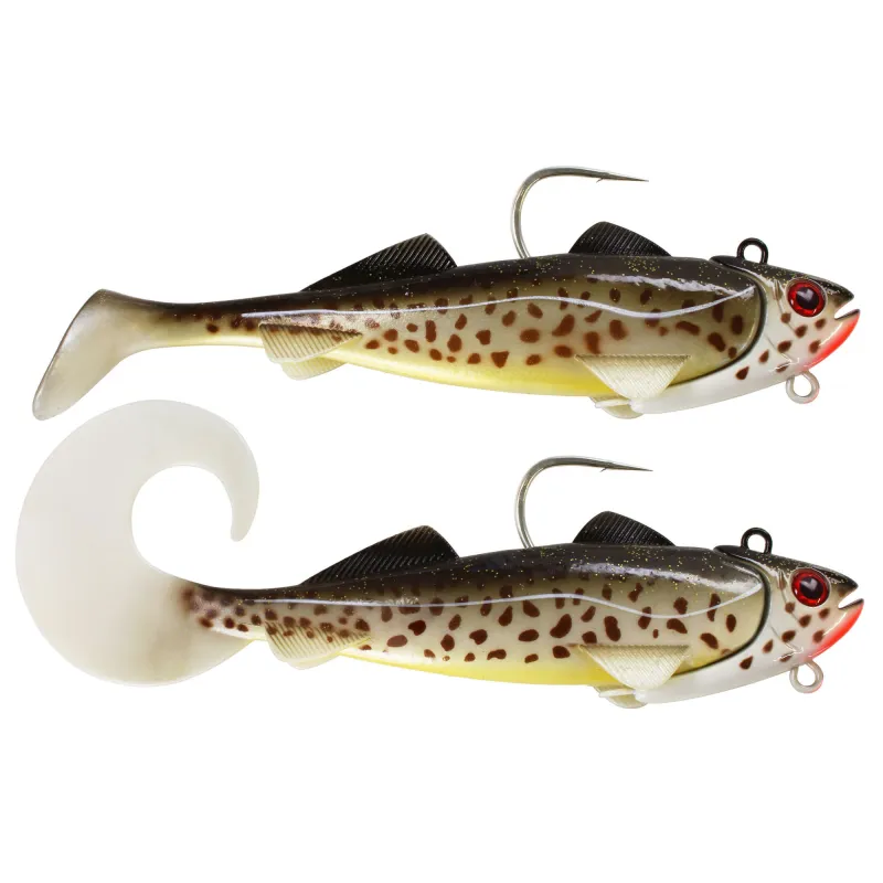 Team Deep Sea Hightide Sea Shad - der Meeresangel Gummifisch 300g - Dorsch Glitter