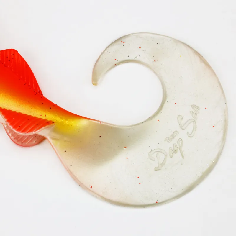 Team Deep Sea Hightide Sea Shad - der Meeresangel Gummifisch 300g - UV Rotbarsch