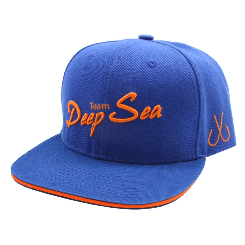 Team Deep Sea Hoodie mit Zipper "Meeresangler" + Cap Gr. L