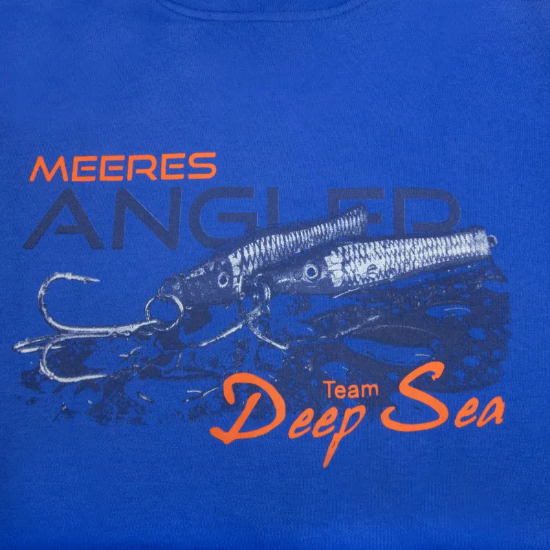 Team Deep Sea Hoodie mit Zipper "Meeresangler" Gr. XL