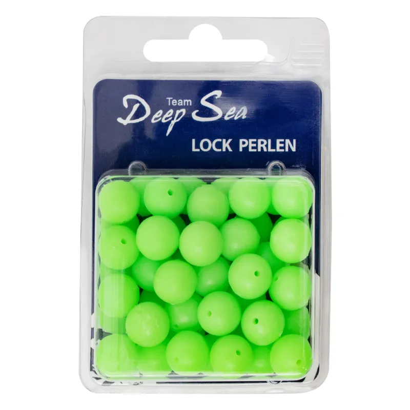 Team Deep Sea Lock Perlen Fluo - 12mm - 50Stück