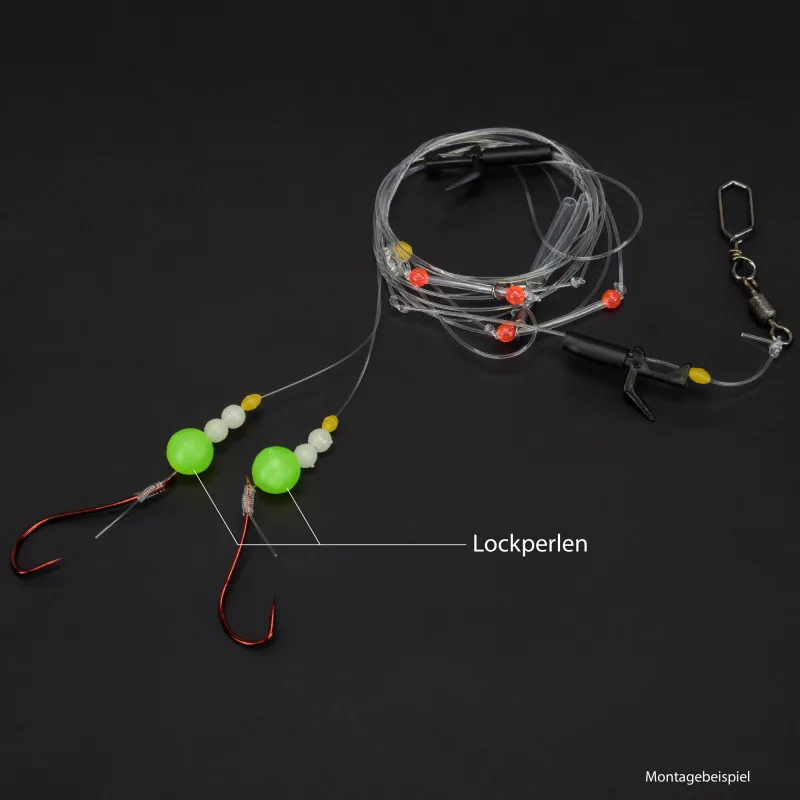 Team Deep Sea Lock Perlen Fluo - 8mm - 50 Stück
