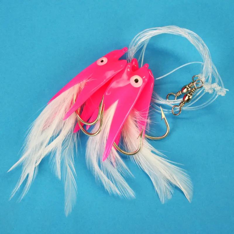 Team Deep Sea Meeresvorfach Jungfisch Red Head System 155cm 0,8mm 6/0