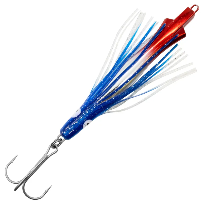 Team Deep Sea Octopus Pilker 125g - Chrom/Blau/Weiß - 1 Stück
