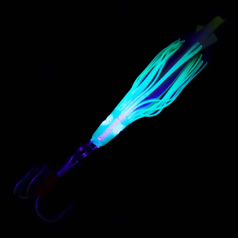 Team Deep Sea Octopus Pilker 400g - Chrom/Hot Fluo - 1 Stück