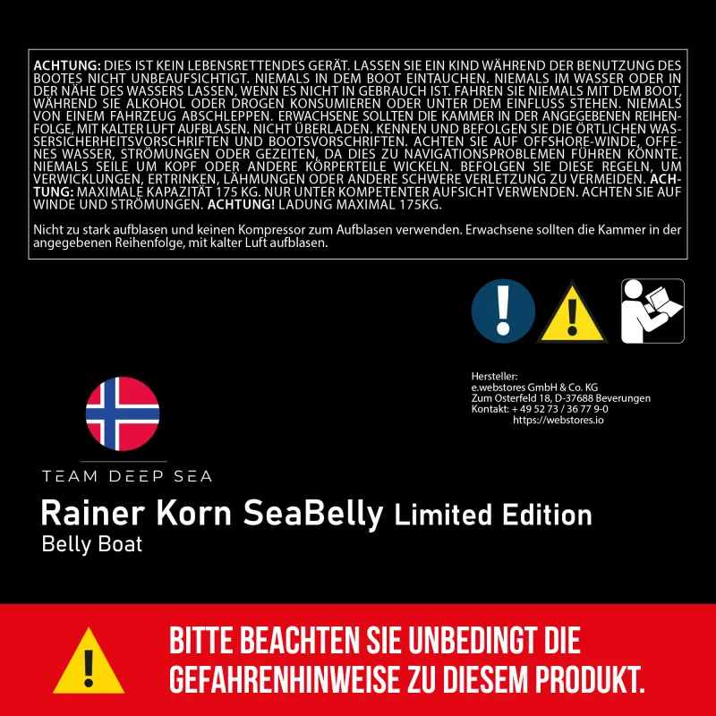 Team Deep Sea Rainer Korn SeaBelly Limited Edition