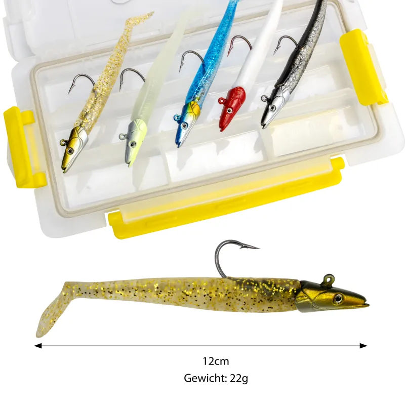 Team Deep Sea Sandeel Shad Set "medium"