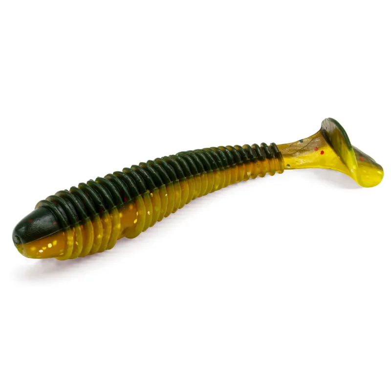 Team Deep Sea Seaworm Baby Black & Yellow - 9,5cm - 8g - 7 Stück