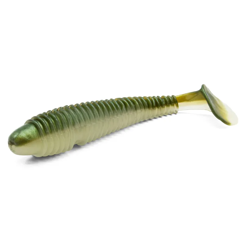 Team Deep Sea Seaworm Baby Green Smoke - 7 Stück - 9,5cm - 8g - 37