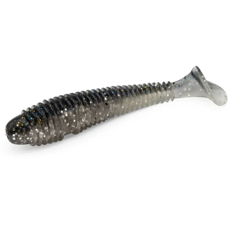 Team Deep Sea Seaworm Baby Smoke Silver Sparkle - 9,5cm - 8g - 7 Stück