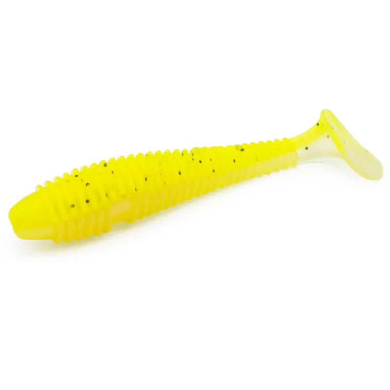 Team Deep Sea Seaworm Baby Speckled Yellow - 9,5cm - 8g - 7 Stück