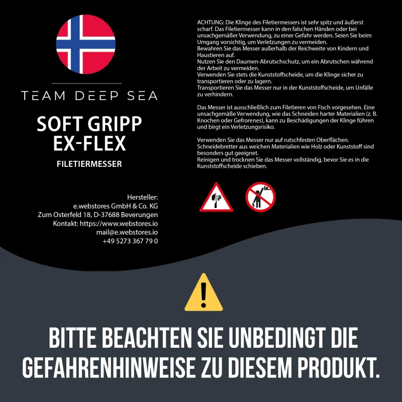 Team Deep Sea Soft Gripp EX-Flex 23cm - 1 Stück