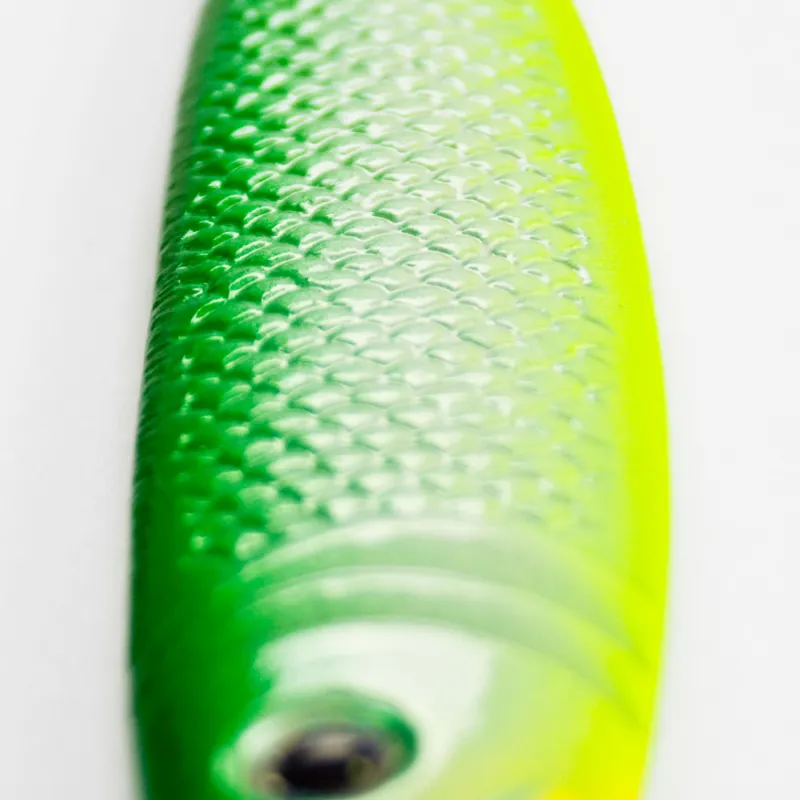 Team Deep Sea Spezial Herings Pilker 400g - Green/Yellow - 1 Stück