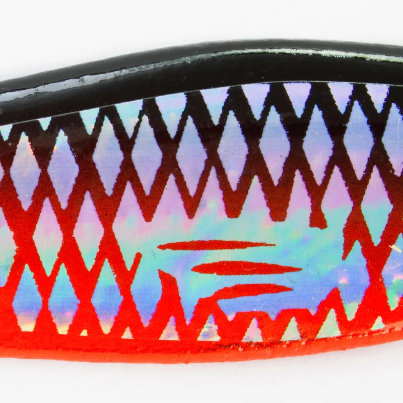 Team Deep Sea Spitzkopf Holo Pilker 140g - Rot/Schwarz - 1 Stück