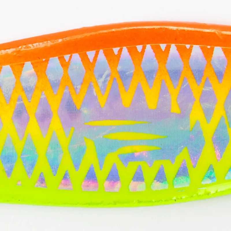 Team Deep Sea Spitzkopf Holo Pilker 70g - Gelb/Orange - 1 Stück