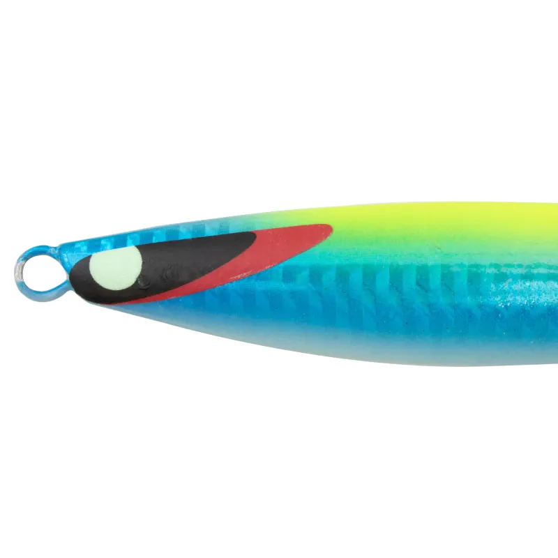 Team Deep Sea Super Glow High Tech Pilker 100g - Blau/Grün/Glow - 1 Stück