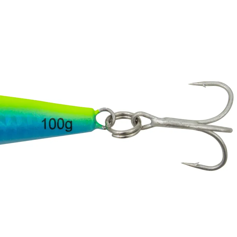 Team Deep Sea Super Glow High Tech Pilker 100g - Blau/Grün/Glow - 1 Stück
