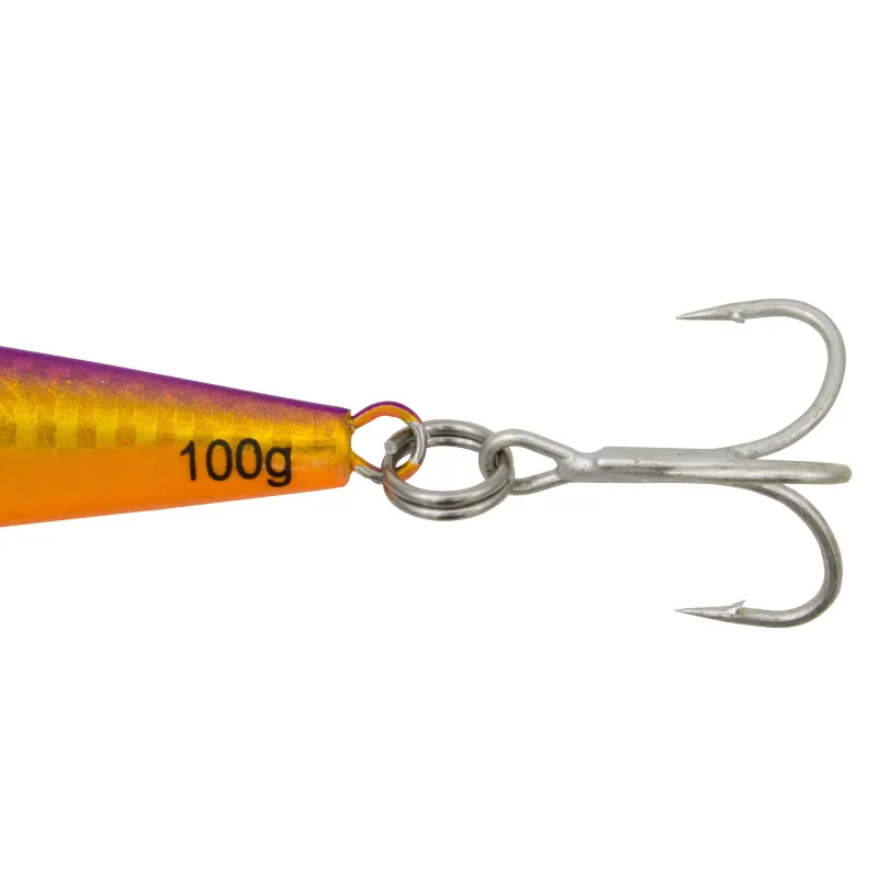 Team Deep Sea Super Glow High Tech Pilker 100g - Gold/Lila/Glow - 1 Stück