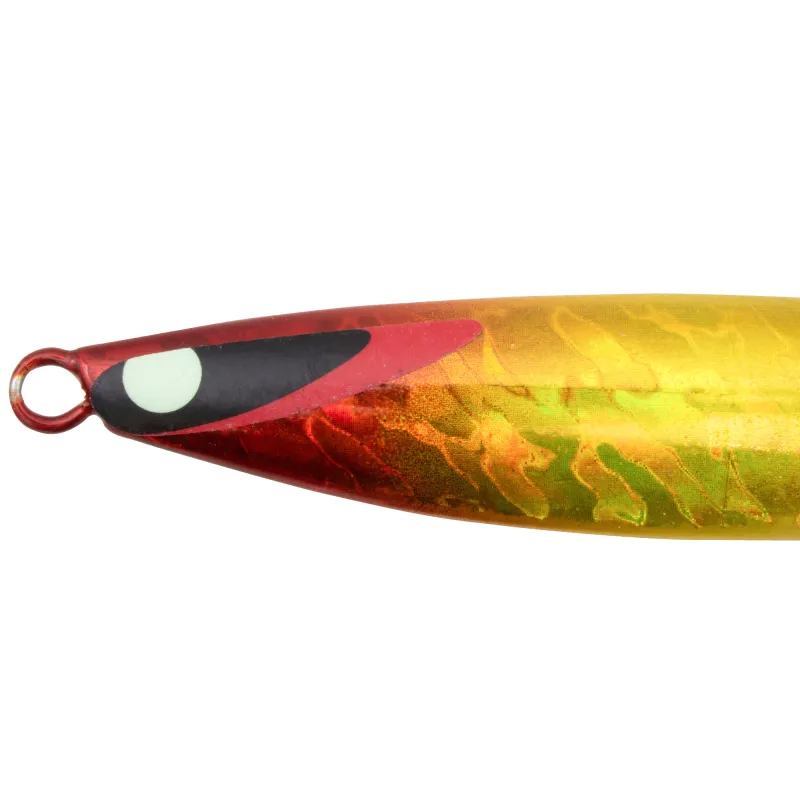 Team Deep Sea Super Glow High Tech Pilker 100g - Rot/Grün/Glow - 1 Stück