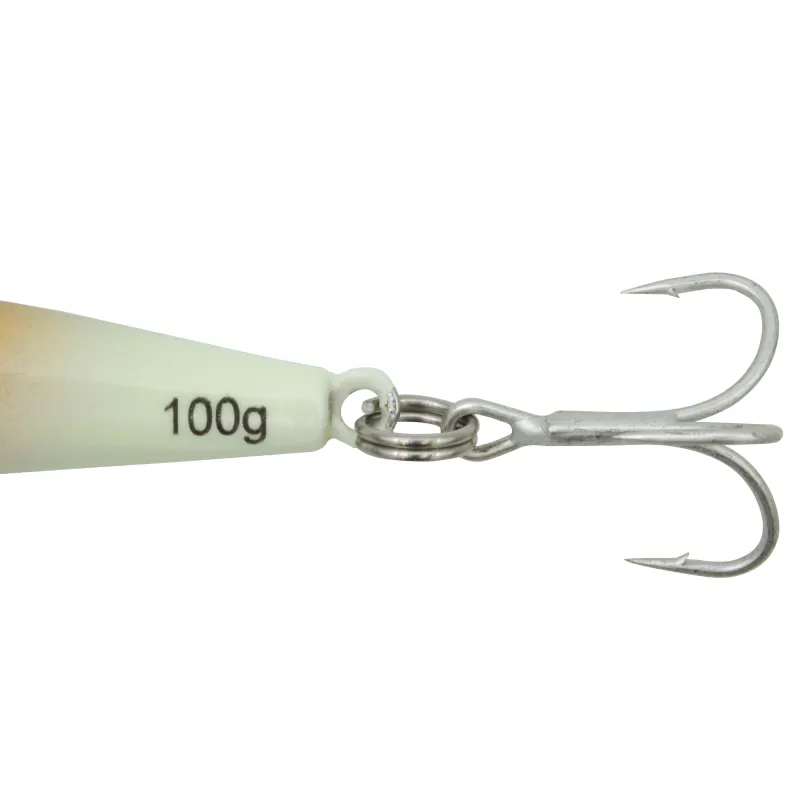 Team Deep Sea Super Glow High Tech Pilker 100g - Rot/Grün/Glow - 1 Stück