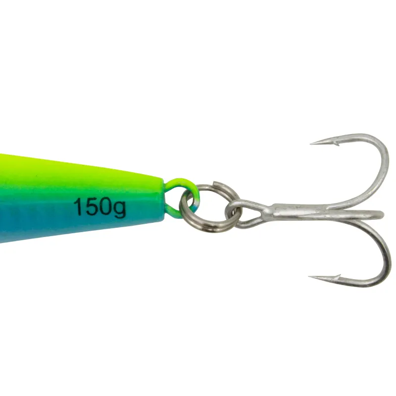 Team Deep Sea Super Glow High Tech Pilker 150g - Blau/Grün/Glow - 1 Stück