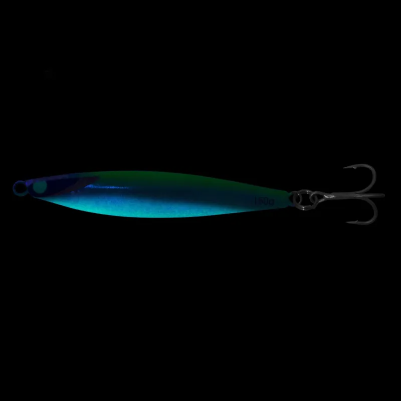 Team Deep Sea Super Glow High Tech Pilker 150g - Blau/Grün/Glow - 1 Stück