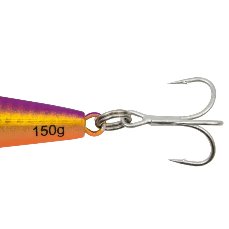 Team Deep Sea Super Glow High Tech Pilker 150g - Gold/Lila/Glow - 1 Stück