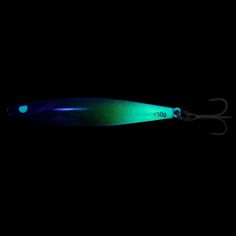 Team Deep Sea Super Glow High Tech Pilker 150g - Rot/Grün/Glow - 1 Stück