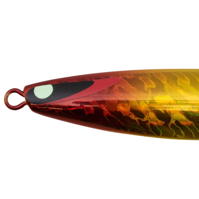 Team Deep Sea Super Glow High Tech Pilker 200g - Rot/Grün/Glow - 1 Stück