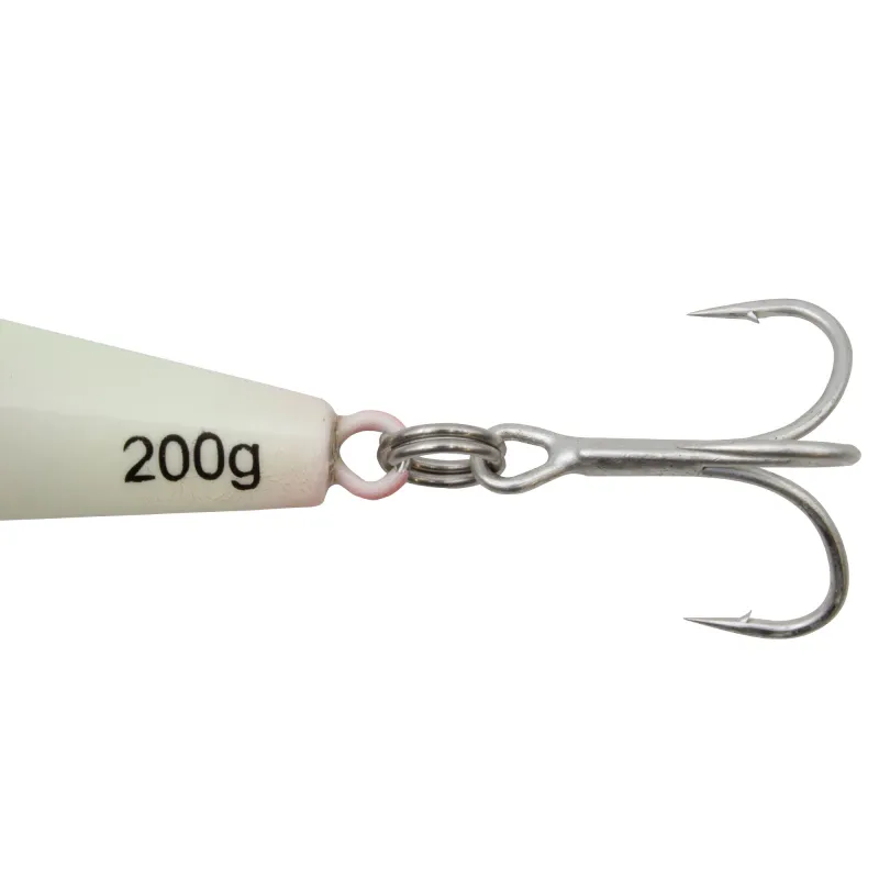 Team Deep Sea Super Glow High Tech Pilker 200g - Rot/Grün/Glow - 1 Stück