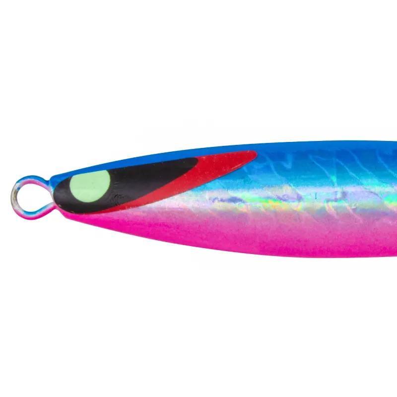 Team Deep Sea Super Glow High Tech Pilker 80g - Blau/Pink/Glow - 1 Stück