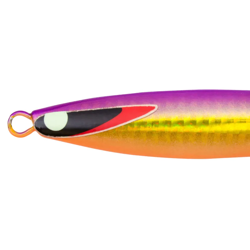 Team Deep Sea Super Glow High Tech Pilker 80g - Gold/Lila/Glow - 1 Stück