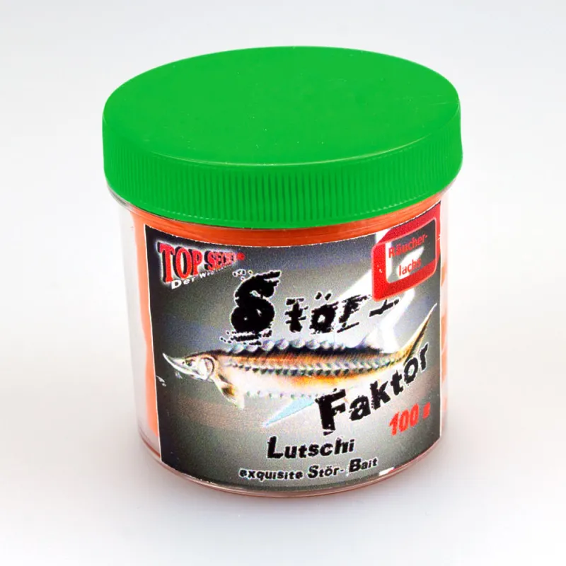 Top Secret Stör Faktor Fangfertigteig Räucherlachs 100g Räucherlachs Orange - 100g