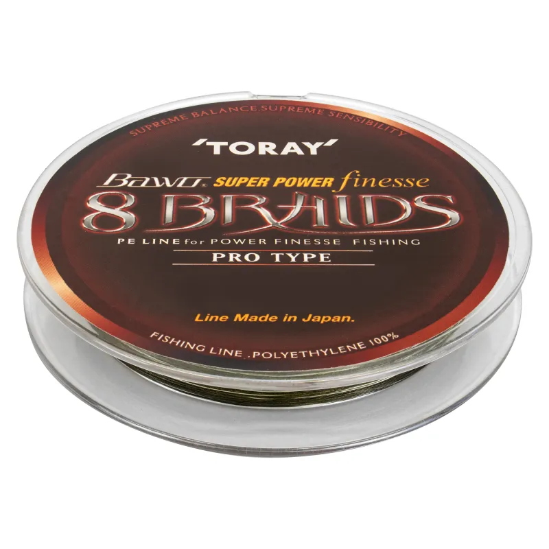 Toray Bawo Super Power finesse 8-Braid 0,148mm - green