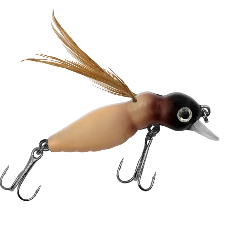 Troutlook Bee Maggot 4,5cm - 3,4g - Treble Hook - Natural