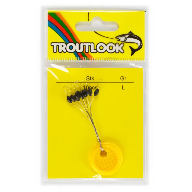 Troutlook Forellen Sbirolino Stopper Olive Gr. L - 10 Stück