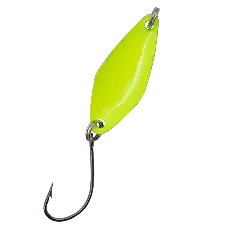 Troutlook Forellen Spoon Hunter 2,90cm - 2,3g - Blue-Glitter-Yellow UV