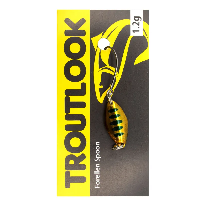 Troutlook Forellen Spoon Mosquito 2,10cm - 1,2g - Gold-Black-Back