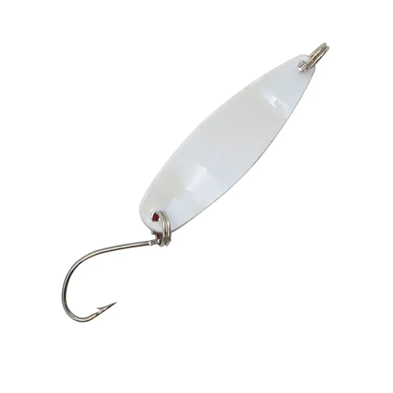 Troutlook Forellen Spoon Salmonizer 3,90cm - 3,2g - White-Yellow UV