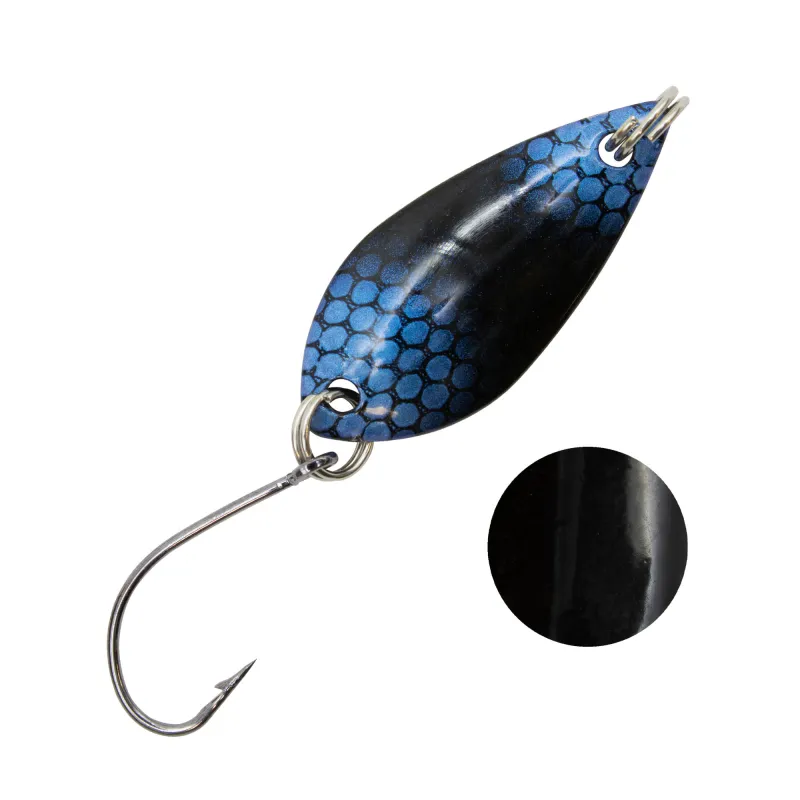 Troutlook Forellen Spoon Scale 3,20cm - 0,9g - Black-Blue